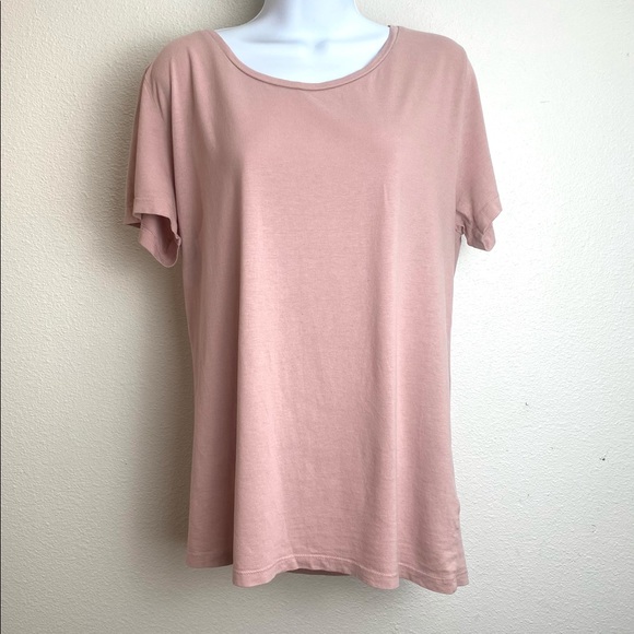 Divided H&M perfect soft blush pink tee shirt top - Picture 3 of 4